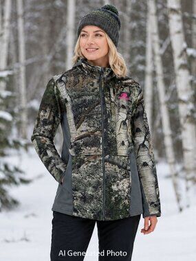 Mossy Oak Cameoflage Jacket Size Medium 8/10